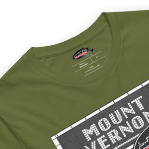 SHORT SLEEVE TEE SHIRT (uniSex) : MOUNT VERNON (updated classic)