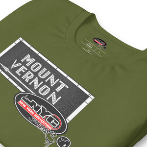 SHORT SLEEVE TEE SHIRT (uniSex) : MOUNT VERNON (updated classic)