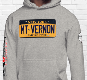 HOODIE (uniSex): MT. VERNON -VanityPlate