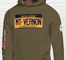 HOODIE (uniSex): MT. VERNON -VanityPlate