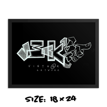 BLACKOUT -JECKONE -Framed photo paper poster