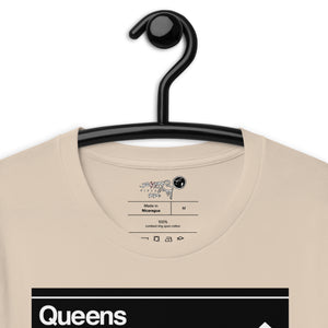 LONG SLEEVE TEE  (uniSex) : QUEENS -(2020 upgraded classic)