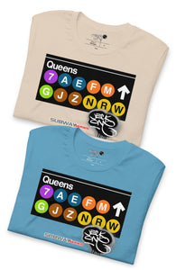 LONG SLEEVE TEE  (uniSex) : QUEENS -(2020 upgraded classic)