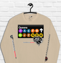 LONG SLEEVE TEE  (uniSex) : QUEENS -(2020 upgraded classic)