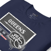 SHORT SLEEVE TEE  (uniSex) :  QUEENS (tiled) -(2020 upgraded classic)