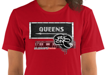 SHORT SLEEVE TEE  (uniSex) : QUEENS (tiled classic)