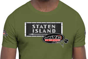 SHORT SLEEVE TEE SHIRT (uniSex) : STATEN ISLAND (updated classic)