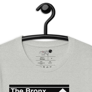 SHORT SLEEVE TEE  (uniSex) : THE BRONX -(2020 upgraded classic)