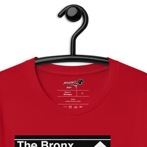 SHORT SLEEVE TEE  (uniSex) : THE BRONX -(2020 upgraded classic)