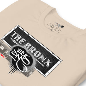 SHORT SLEEVE TEE  (uniSex) : THE BRONX (tiled) -(2020 upgraded classic)