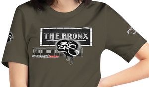 SHORT SLEEVE TEE  (uniSex) : THE BRONX (tiled) -(2020 upgraded classic)