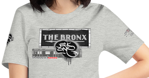 SHORT SLEEVE TEE  (uniSex) : THE BRONX (tiled) -(2020 upgraded classic)