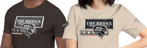 SHORT SLEEVE TEE  (uniSex) : THE BRONX (tiled) -(2020 upgraded classic)
