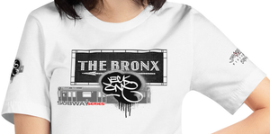 SHORT SLEEVE TEE  (uniSex) : THE BRONX (tiled) -(2020 upgraded classic)