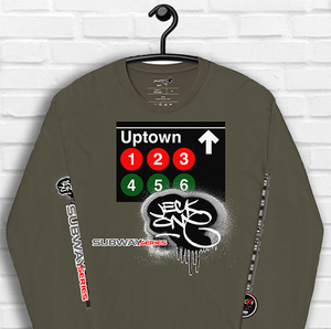 LONG SLEEVE TEE  (uniSex) : UPTOWN -(2020 upgraded classic)