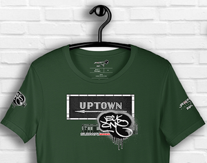 SHORT SLEEVE TEE  (uniSex) : UPTOWN (tiled) -(2020  upgraded classic)
