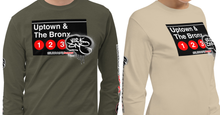 LONG SLEEVE TEE  (uniSex) : UPTOWN & THE BRONX -(2020 upgraded classic)