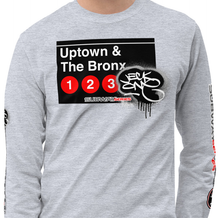 LONG SLEEVE TEE  (uniSex) : UPTOWN & THE BRONX -(2020 upgraded classic)