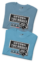 SHORT SLEEVE TEE  (uniSex) :  UPTOWN & THE BRONX (tiled) -(2020 upgraded classic)