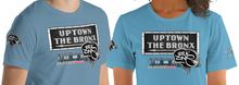 SHORT SLEEVE TEE  (uniSex) :  UPTOWN & THE BRONX (tiled) -(2020 upgraded classic)