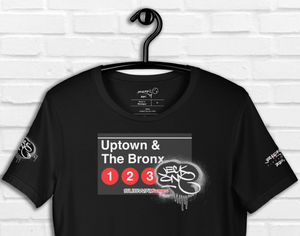 SHORT SLEEVE TEE  (uniSex) : UPTOWN & THE BRONX -(2020 upgraded classic)