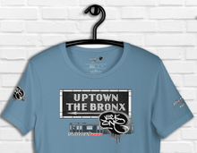 SHORT SLEEVE TEE  (uniSex) :  UPTOWN & THE BRONX (tiled) -(2020 upgraded classic)
