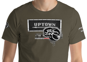 SHORT SLEEVE TEE  (uniSex) : UPTOWN (tiled) -(2020  upgraded classic)