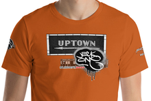 SHORT SLEEVE TEE  (uniSex) : UPTOWN (tiled) -(2020  upgraded classic)