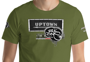 SHORT SLEEVE TEE  (uniSex) : UPTOWN (tiled) -(2020  upgraded classic)