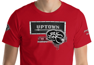 SHORT SLEEVE TEE  (uniSex) : UPTOWN (tiled) -(2020  upgraded classic)