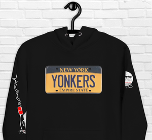 HOODIE (uniSex): YONKERS  -VanityPlate