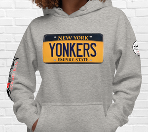HOODIE (uniSex): YONKERS  -VanityPlate