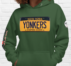 HOODIE (uniSex): YONKERS  -VanityPlate