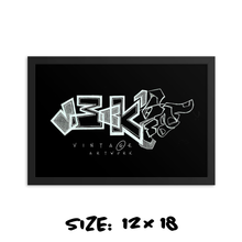 BLACKOUT -JECKONE -Framed photo paper poster